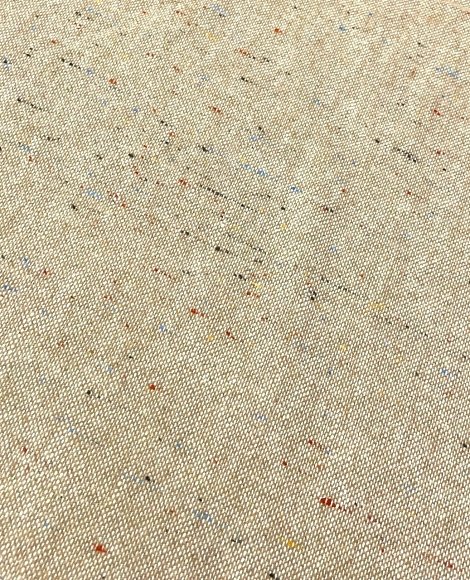 Костюмный твид меланж цветн. св. беж