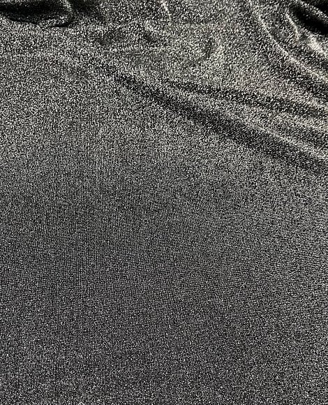 Трикотаж люрекс черный\серебро