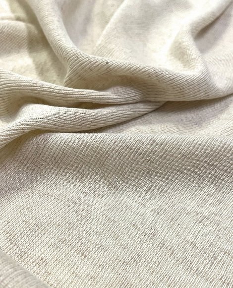 Трикотаж тонкий меланж св.песок